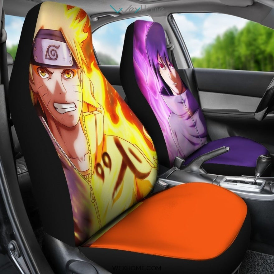 Naruto Sasuke Anime Car Seat Covers Naruto Fan Gift