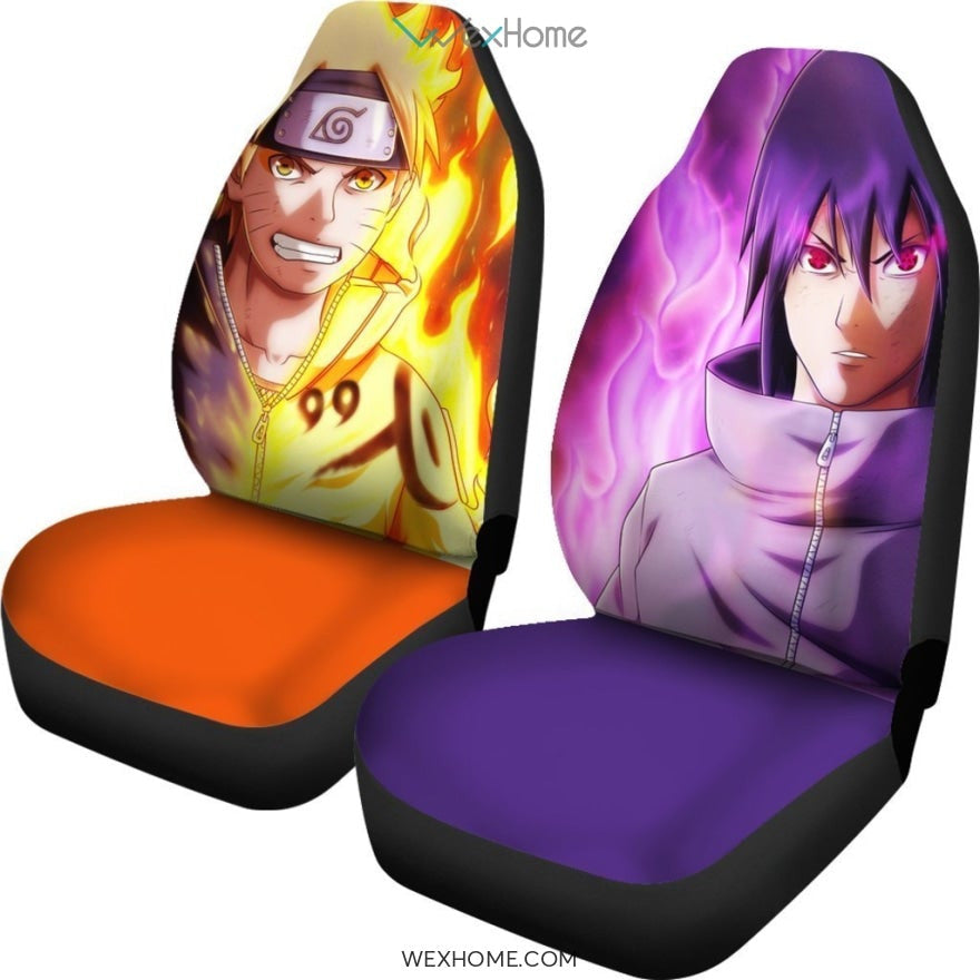 Naruto Sasuke Anime Car Seat Covers Naruto Fan Gift