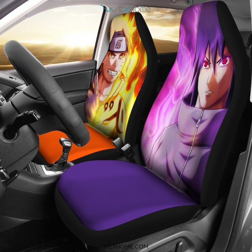 Naruto Sasuke Anime Car Seat Covers Naruto Fan Gift