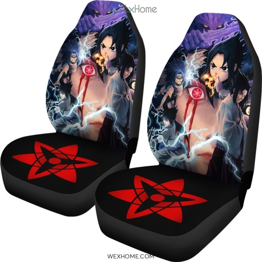 Sasuke Kun Naruto Anime Car Seat Covers