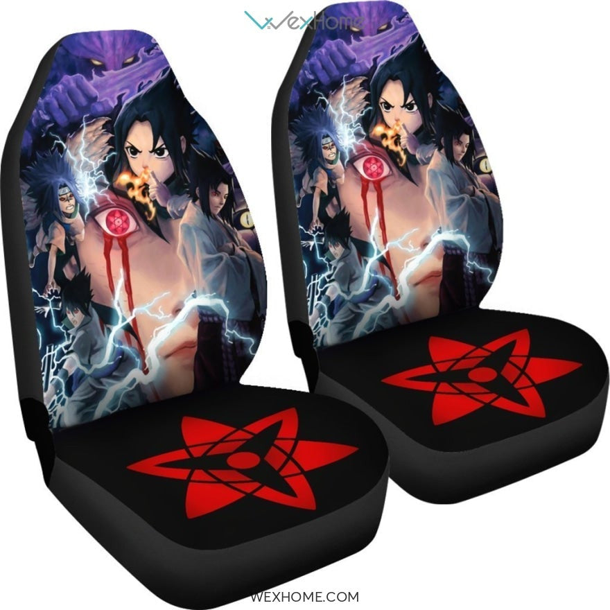 Sasuke Kun Naruto Anime Car Seat Covers