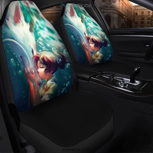 Spirited Away Kiss Anime Car Seat Covers