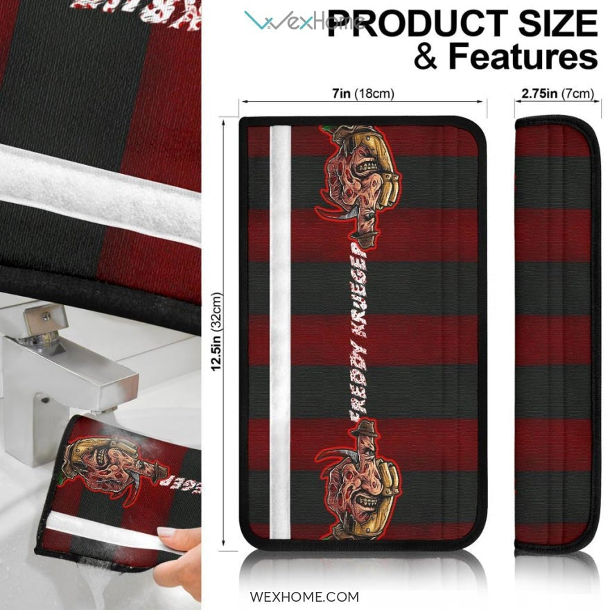 Horror Movie Seat Belt Covers | Freddy Krueger Creepy Hand Belt Covers