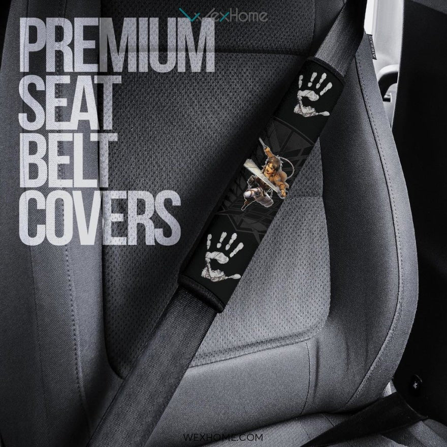 Attack On Titan Anime Seat Belt Covers | AOT Annie Eren Fight Belt Covers