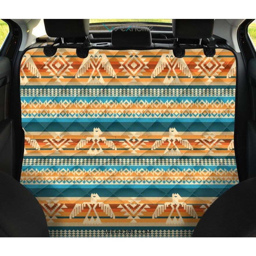 Aztec Eagle Print Pattern Pet Car Seat Cover