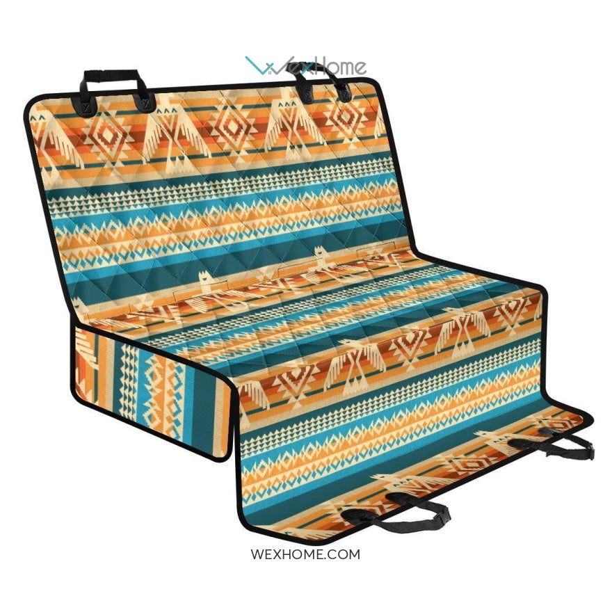 Aztec Eagle Print Pattern Pet Car Seat Cover