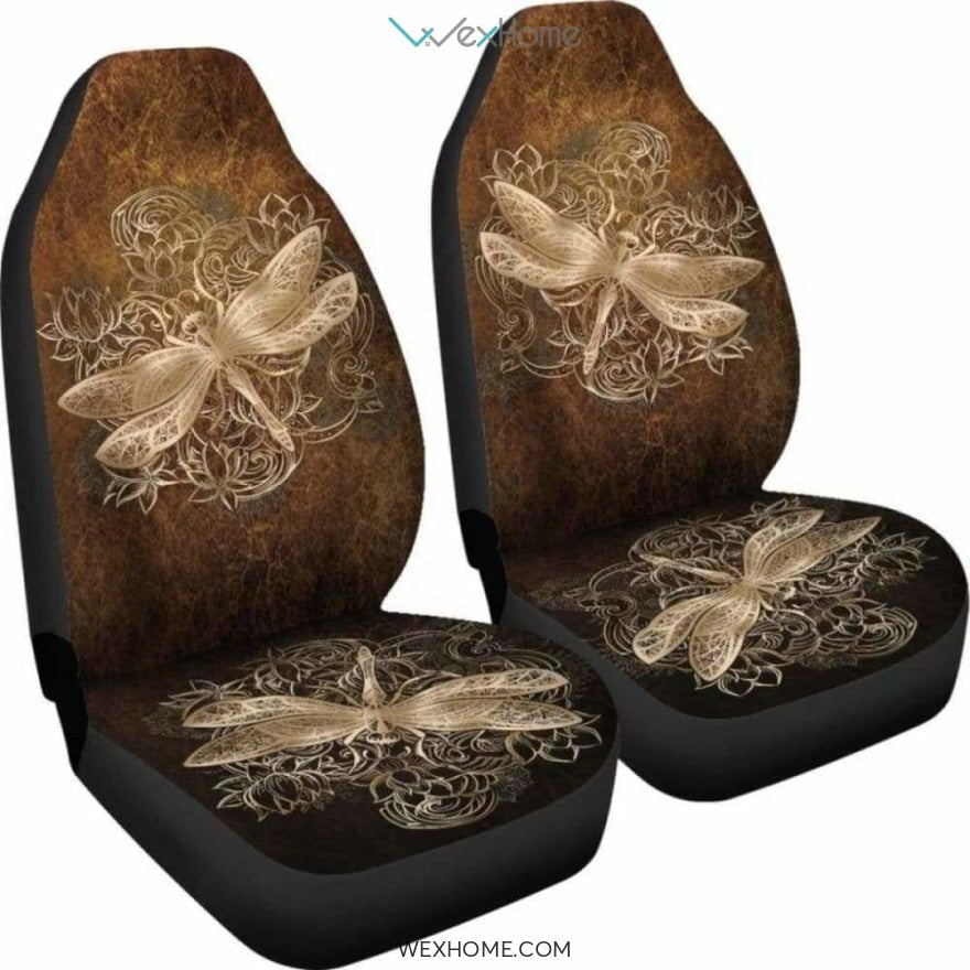 Dragonfly Zen Custom Car Seat Cover