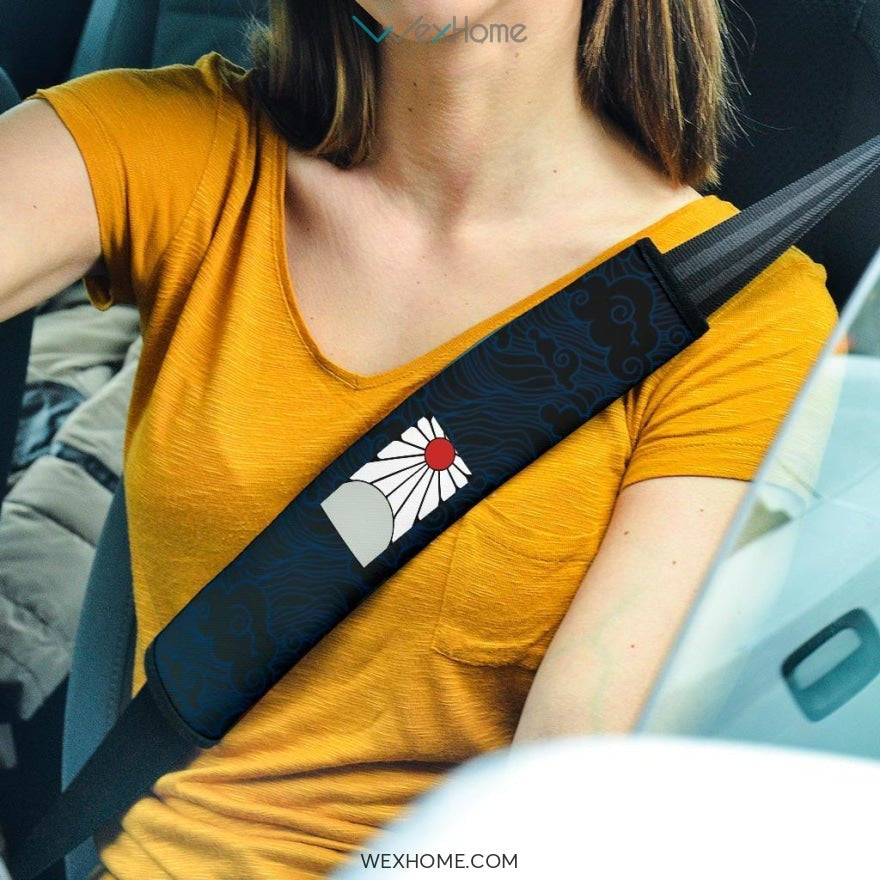 Tanjiro Eye Ring Seat Belt Covers Demon Slayers Anime