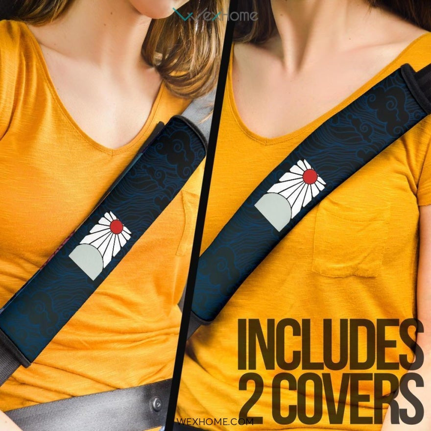 Tanjiro Eye Ring Seat Belt Covers Demon Slayers Anime