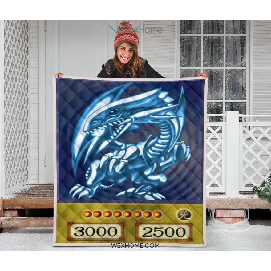 Blue Eyes White Dragon Quilt
