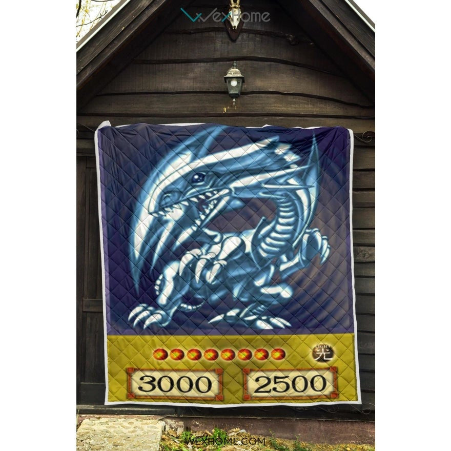 Blue Eyes White Dragon Quilt