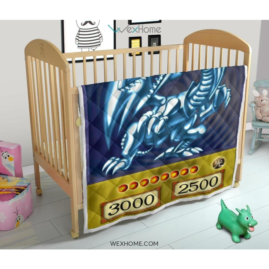 Blue Eyes White Dragon Quilt