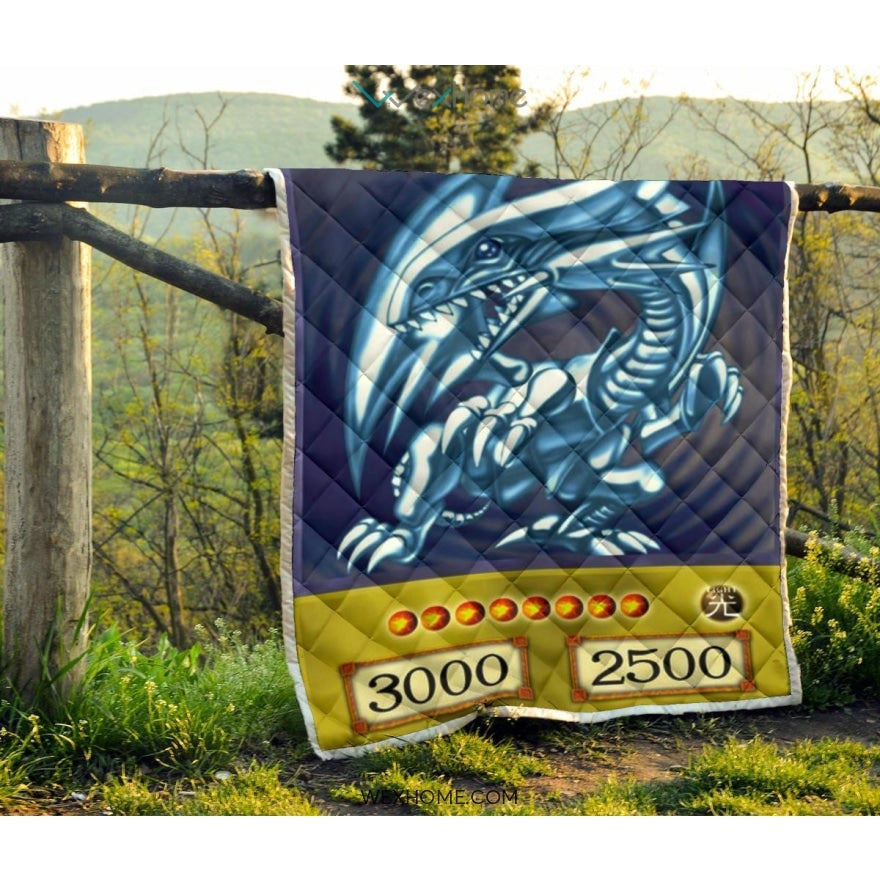 Blue Eyes White Dragon Quilt