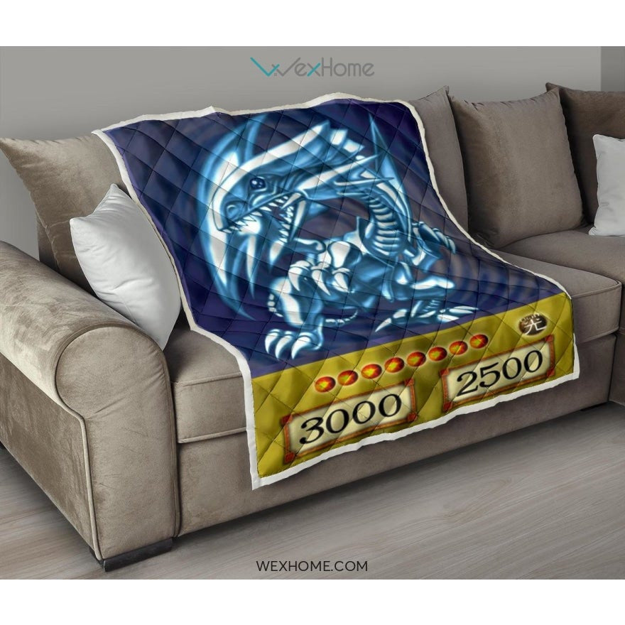 Blue Eyes White Dragon Quilt