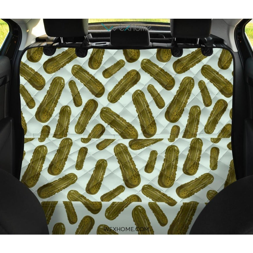 Cucumber Pickle Print Pattern Pet Car Seat Cover