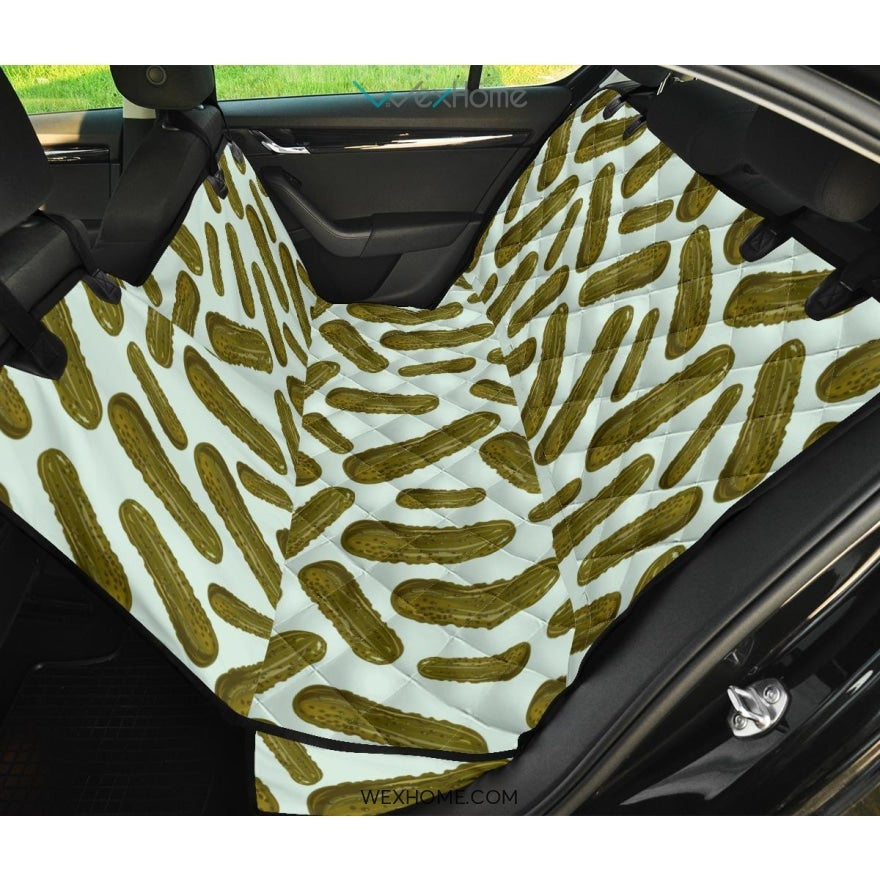 Cucumber Pickle Print Pattern Pet Car Seat Cover