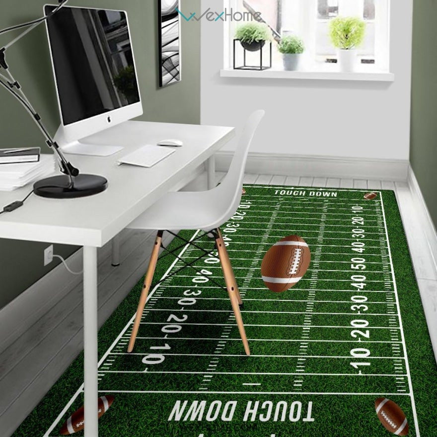 700 Corner Football Nursery Area Rug