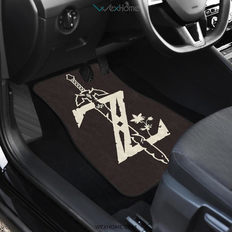 Legend Of Zelda Z Sword Logo Car Floot Mats