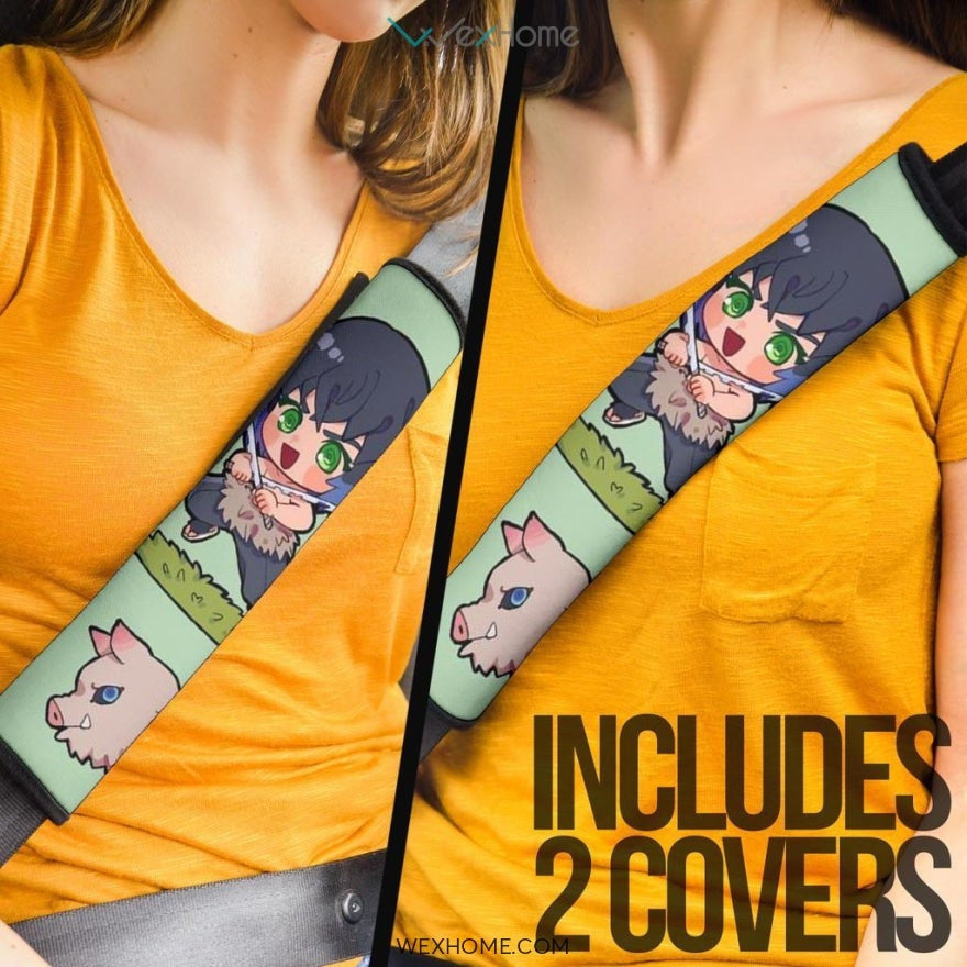 Inosuke Hashibira Seat Belt Covers