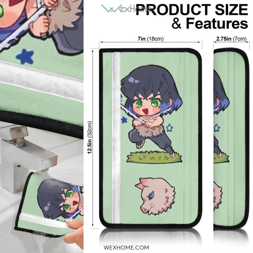 Inosuke Hashibira Seat Belt Covers