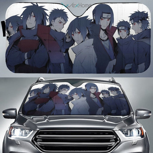 Favourite Uchiha Clan Car Windshield Sun Shade Custom Naruto Anime