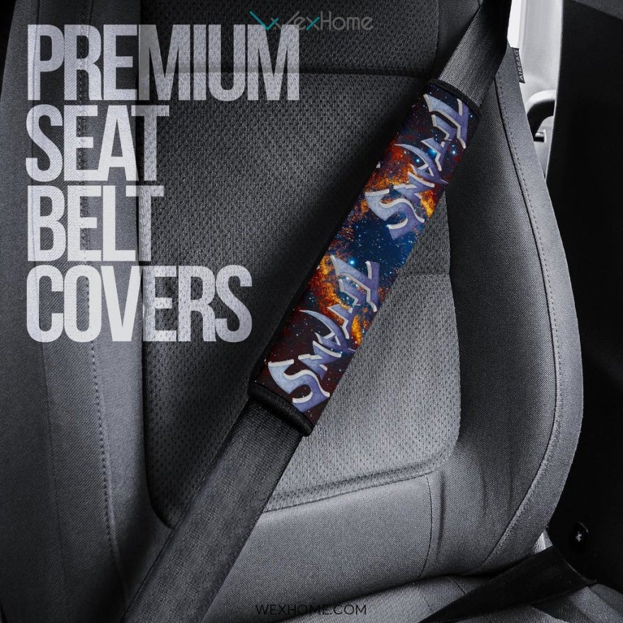 Attack On Titan Anime Seat Belt Covers | AOT Annie Black Hole Galaxy Belt Covers