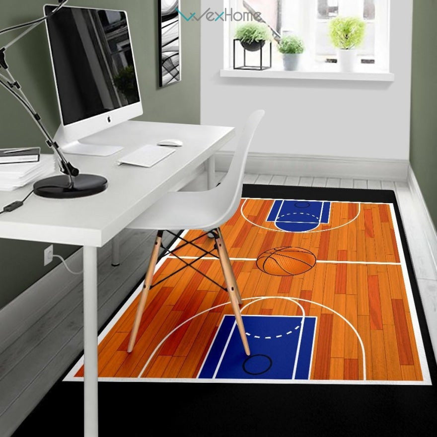 690 Rust Basketball Ground NURSERY AREA RUG