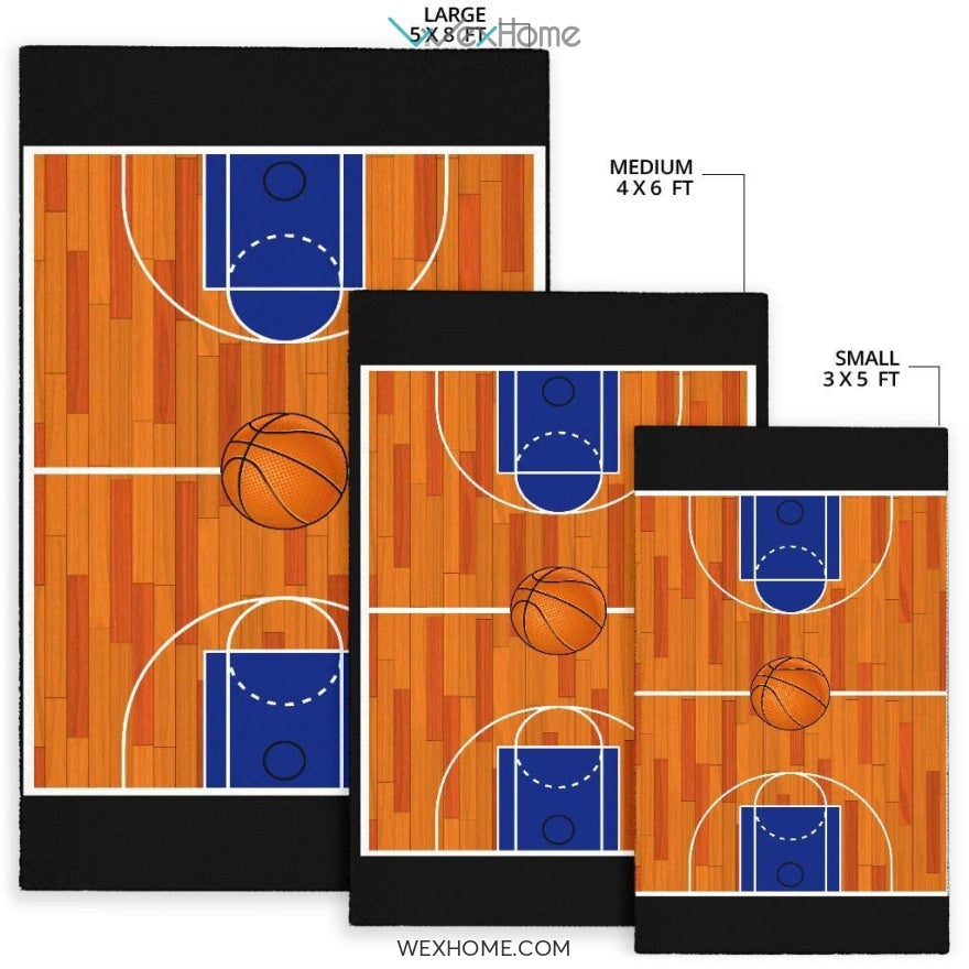 690 Rust Basketball Ground NURSERY AREA RUG