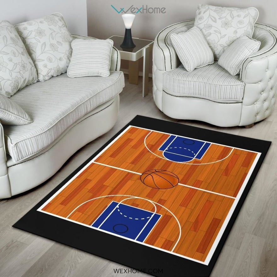 690 Rust Basketball Ground NURSERY AREA RUG