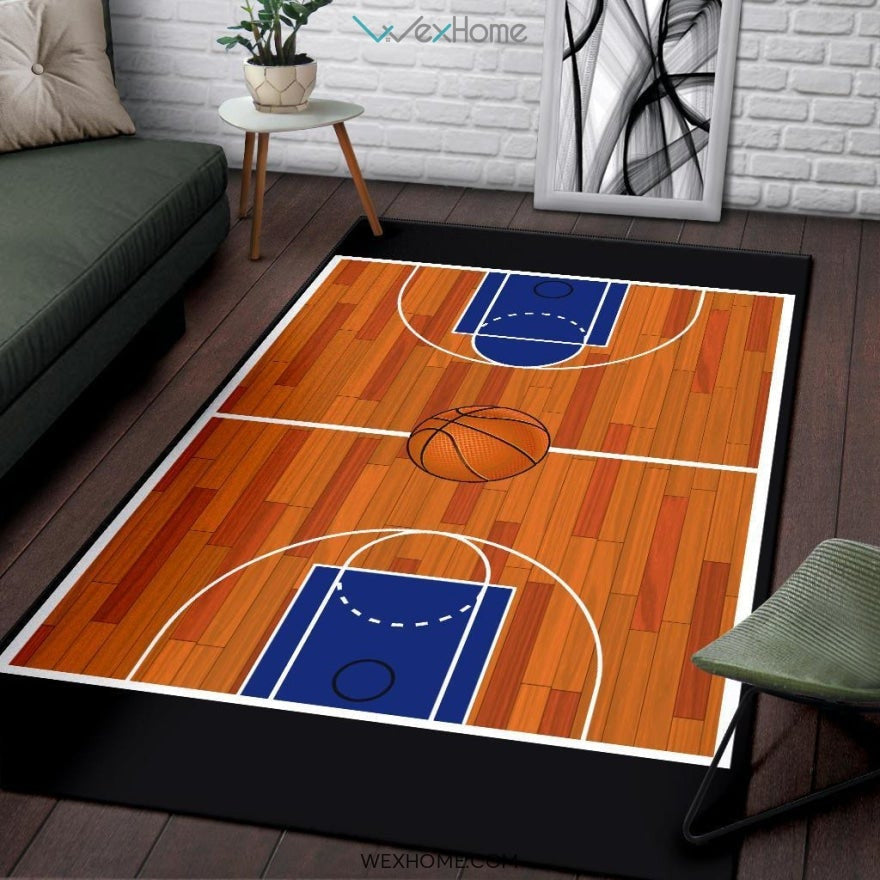 690 Rust Basketball Ground NURSERY AREA RUG