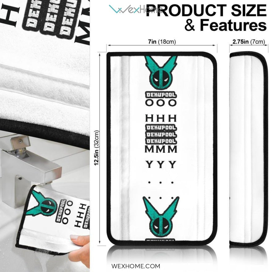 My Hero Academia Anime Seat Belt Covers | MHA Dekupool All Might OMG Belt Covers