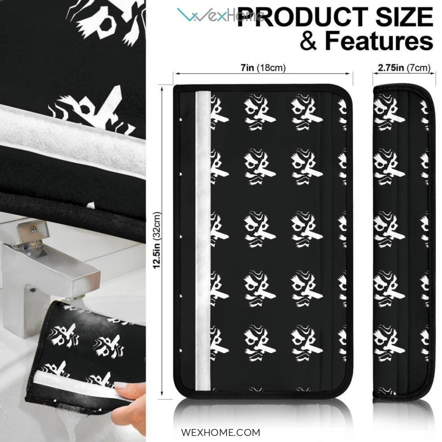 Urokodaki Sakonji Mark Patterns Seat Belt Covers Demon Slayers Anime