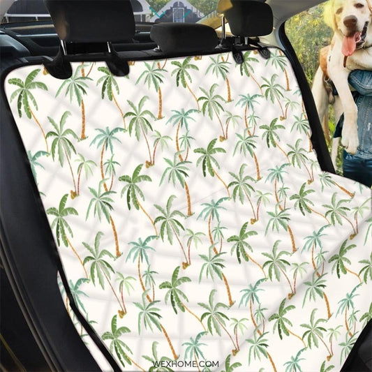 Tropical Palm Tree Hawaiian Print Pet Car Seat Cover