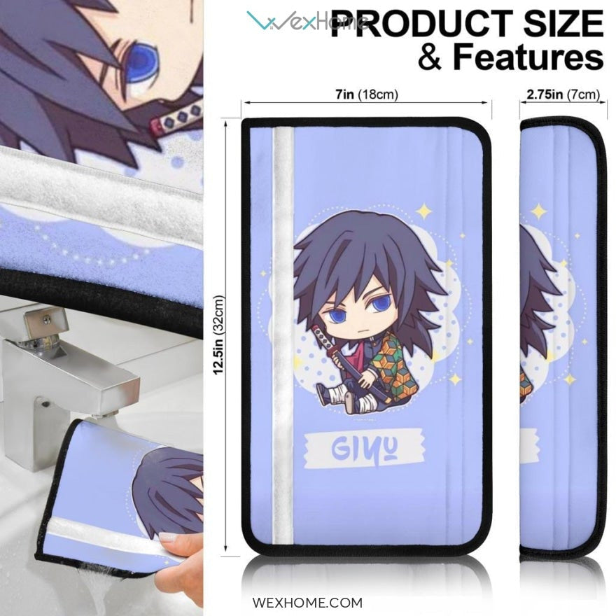 Giyu Tomioka Cute Seat Belt Covers
