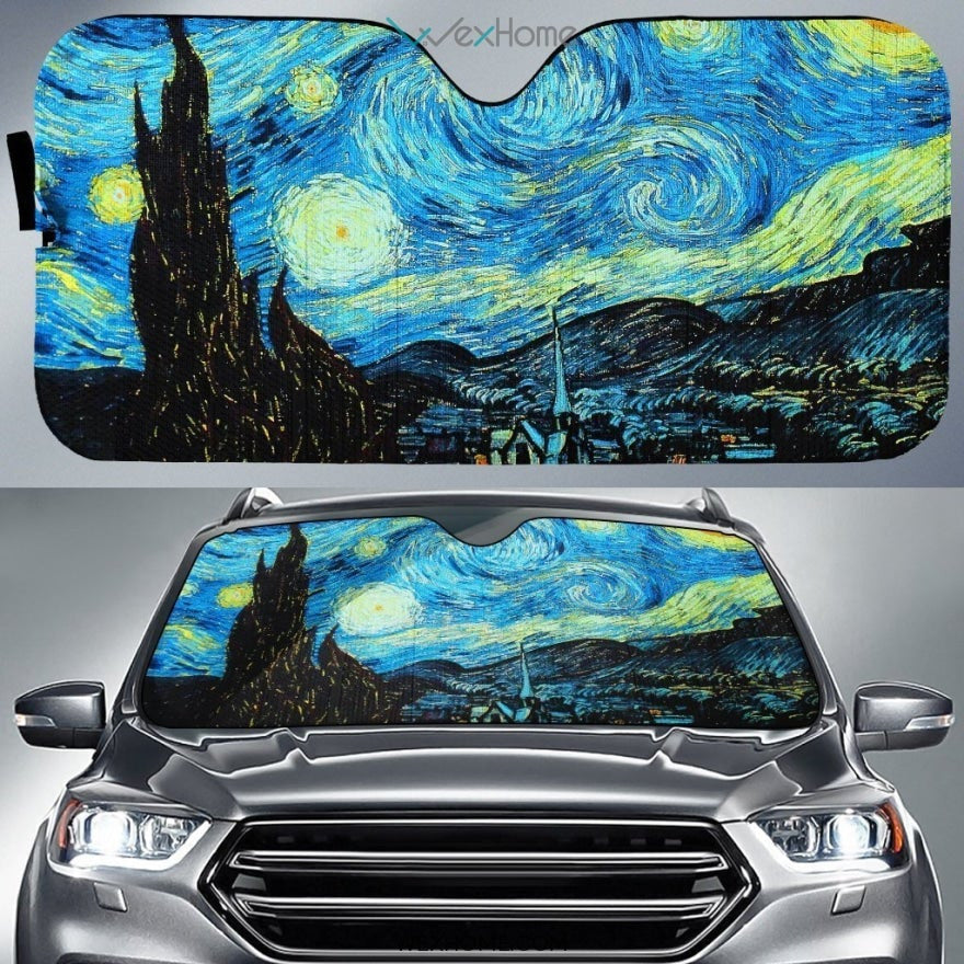 Starry Night Custom Car Windshield Sun Shade