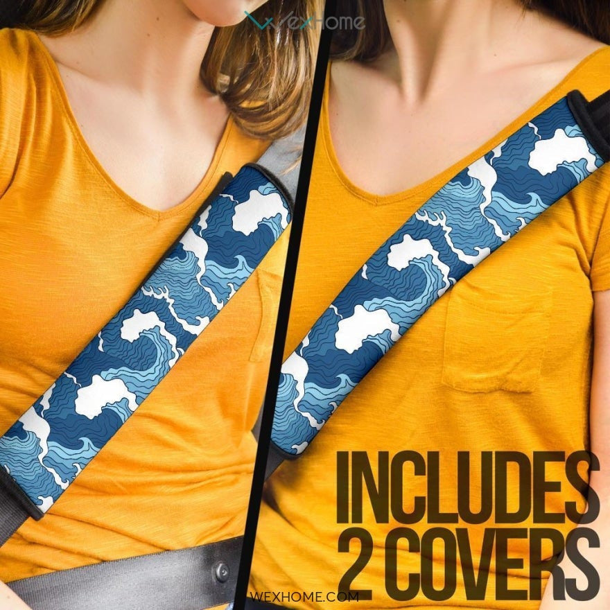Urokodaki Sakonji Patterns Seat Belt Covers Demon Slayers Anime