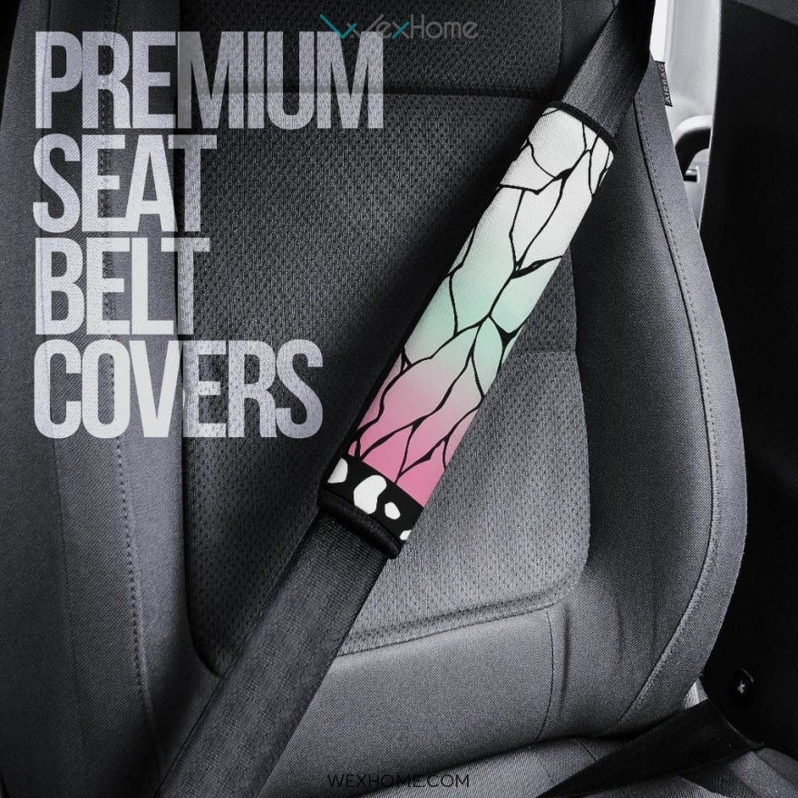 Kochou Kanae Patterns Seat Belt Covers Demon Slayers Anime