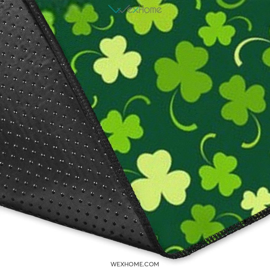 St. Patrick's Day Kiss Me I'm Irish Nursery Area Rug