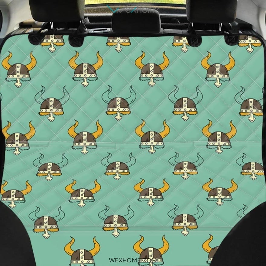 Viking Helmet Pet Car Seat Cover