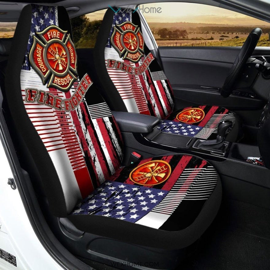 Firefighter Car Seat Cover