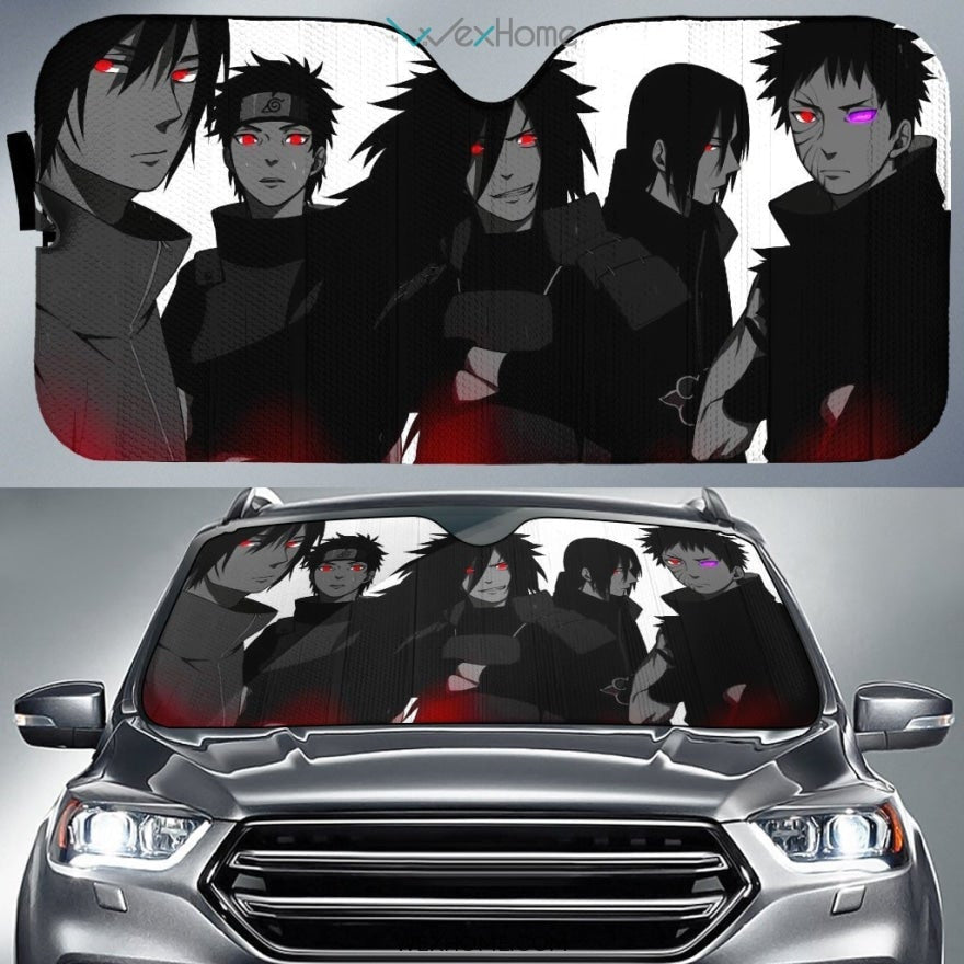 The Uchiha Clan Naruto Car Windshield Sun Shade Custom Naruto Anime