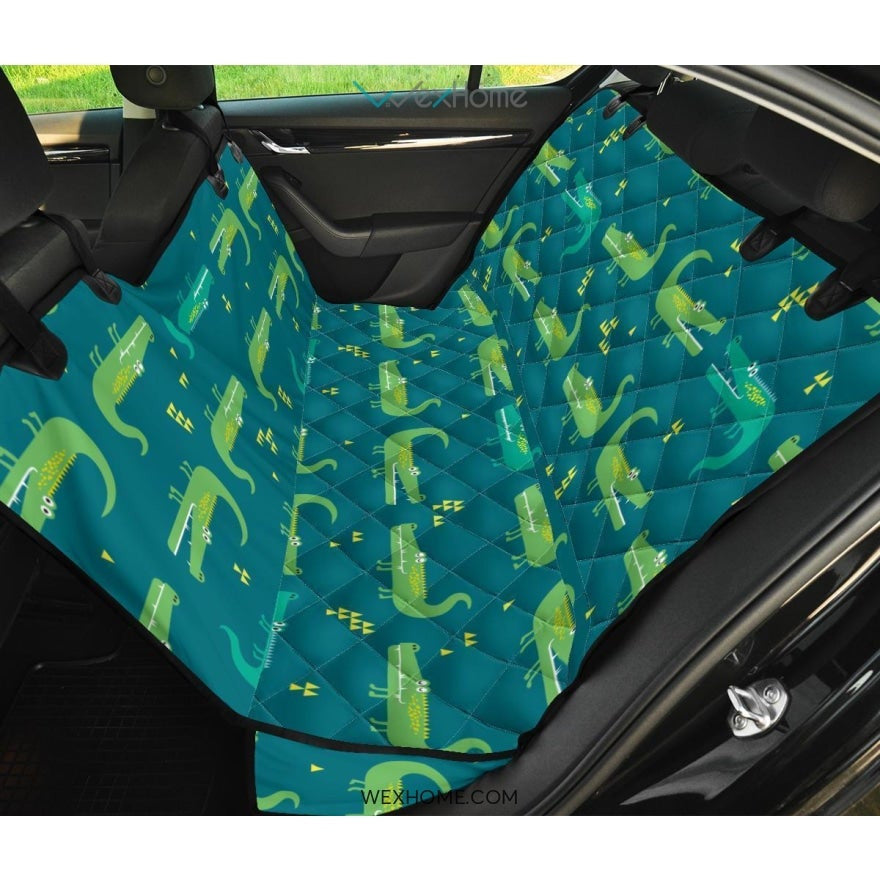 Crocodile Print Pattern Pet Car Seat Cover