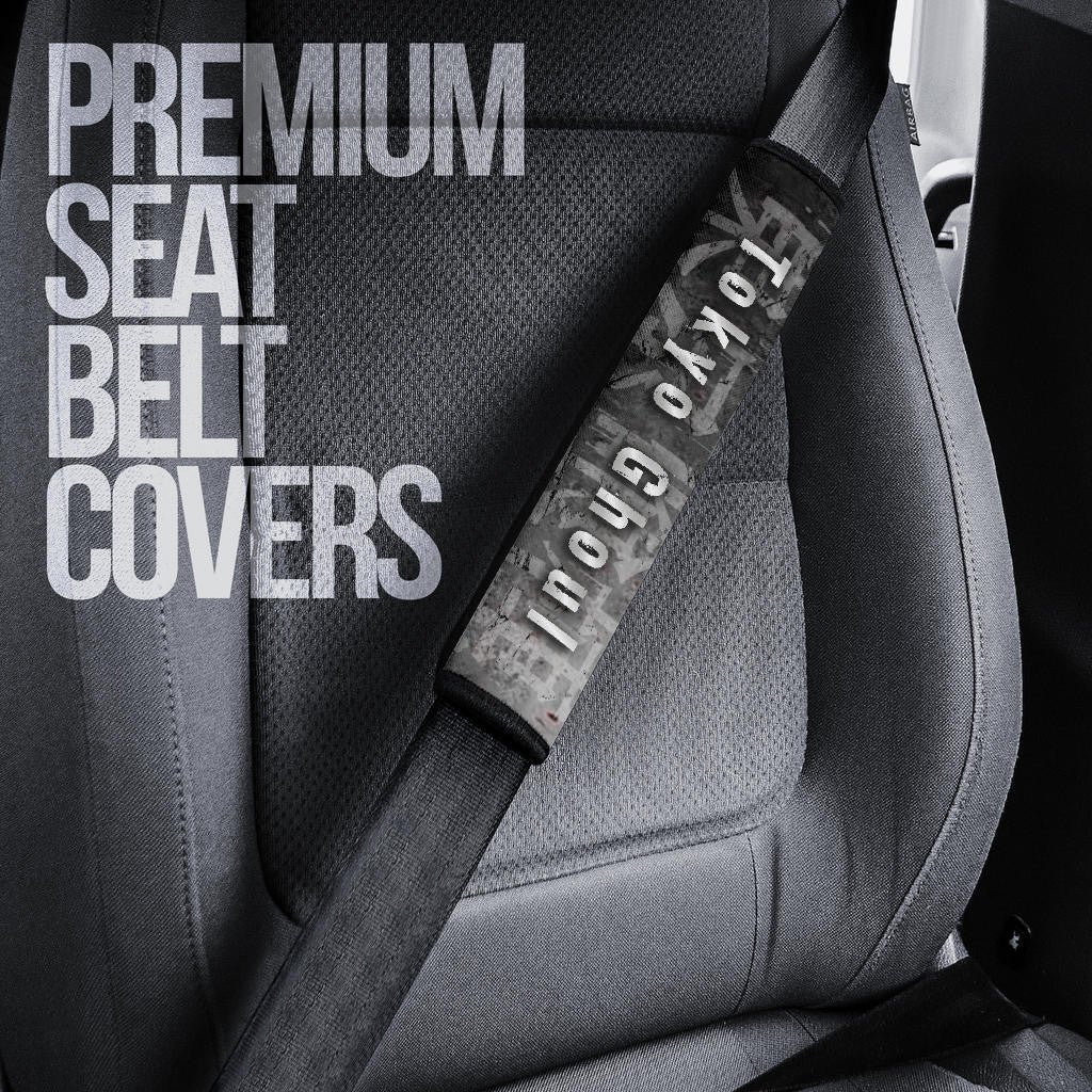 Tokyo Ghoul Anime Naughty Ken Kaneki Come On Black White Seat Belt Covers