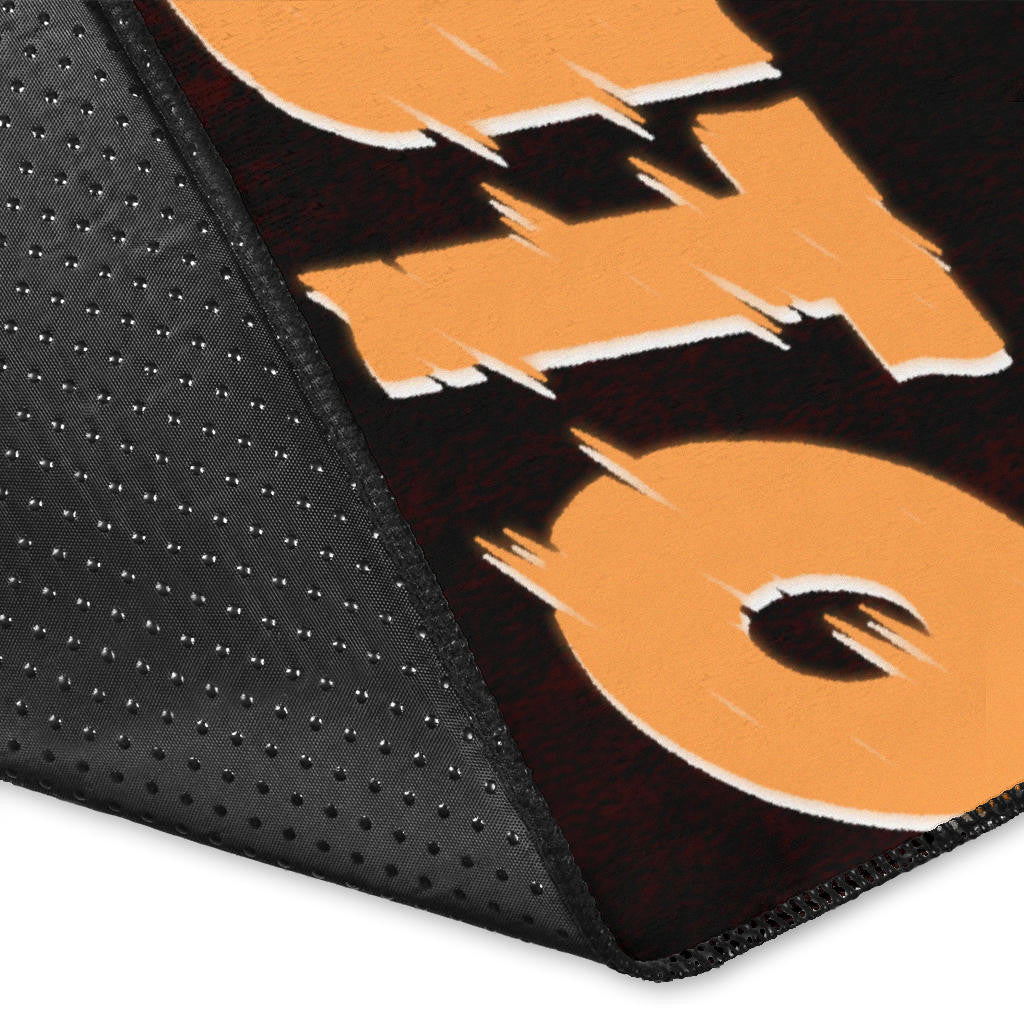 Naruto Anime Naruto Nine Tails Red And Black Area Rug Home Decor
