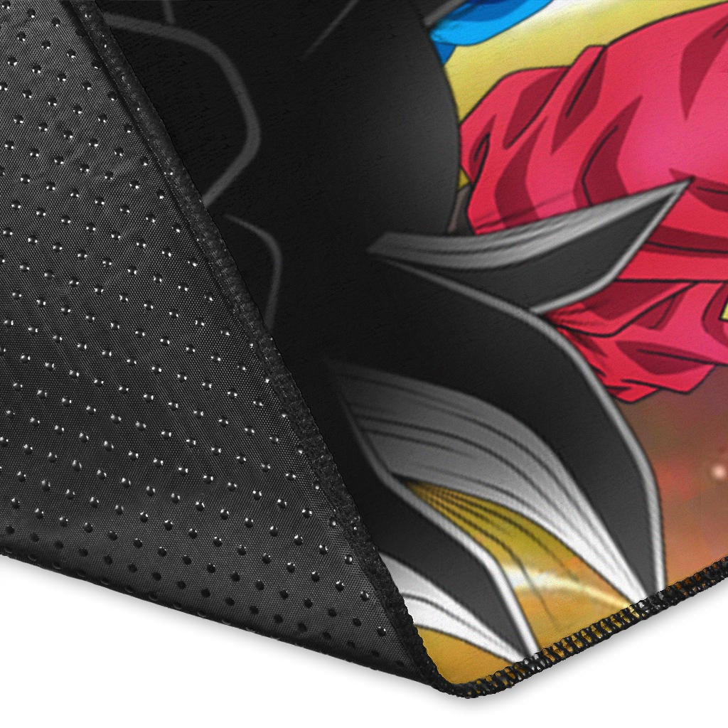 Dragon Ball Anime DB Text Main Characters Orange Balls Area Rug Home Decor