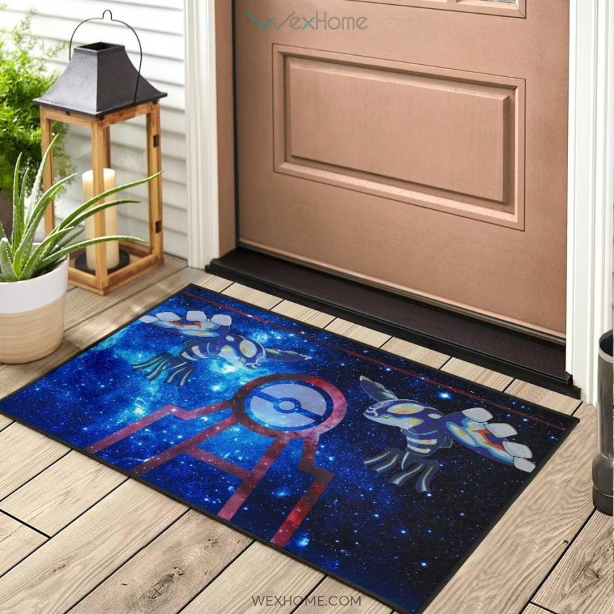 Pokemon Anime Kyogre Water Pokemon Fantastic Galaxy Door Mat Home Decor