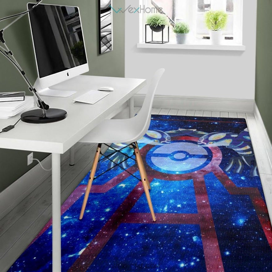 Pokemon Anime Kyogre Water Pokemon Fantastic Galaxy Area Rug Home Decor