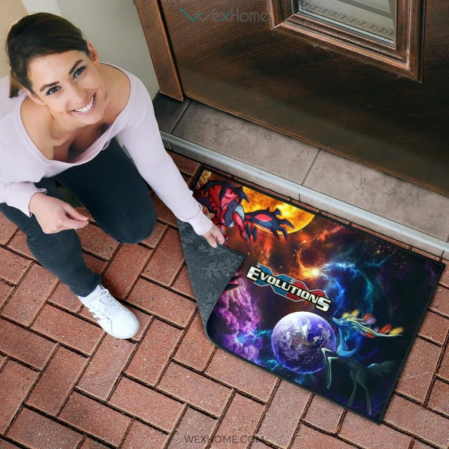 Pokemon Anime Pokemon X And Y Evolutions Fantastic Planet Door Mat Home Decor