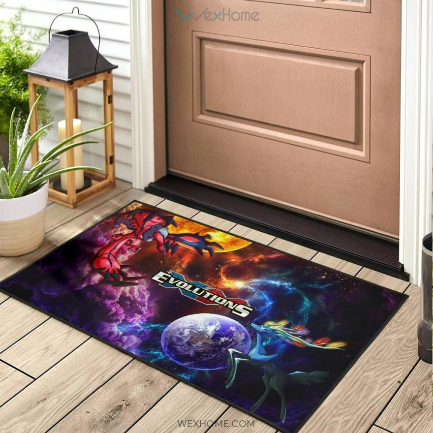 Pokemon Anime Pokemon X And Y Evolutions Fantastic Planet Door Mat Home Decor