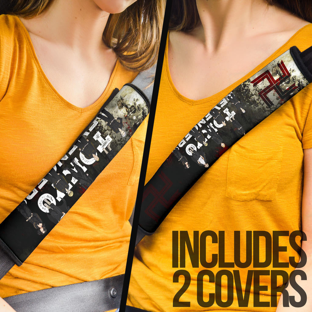 Tokyo Revengers Manga Anime Main Male Characters Mikey Ken Takemichi Haitani Seat Belt Covers